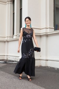 sequin dress after DIY