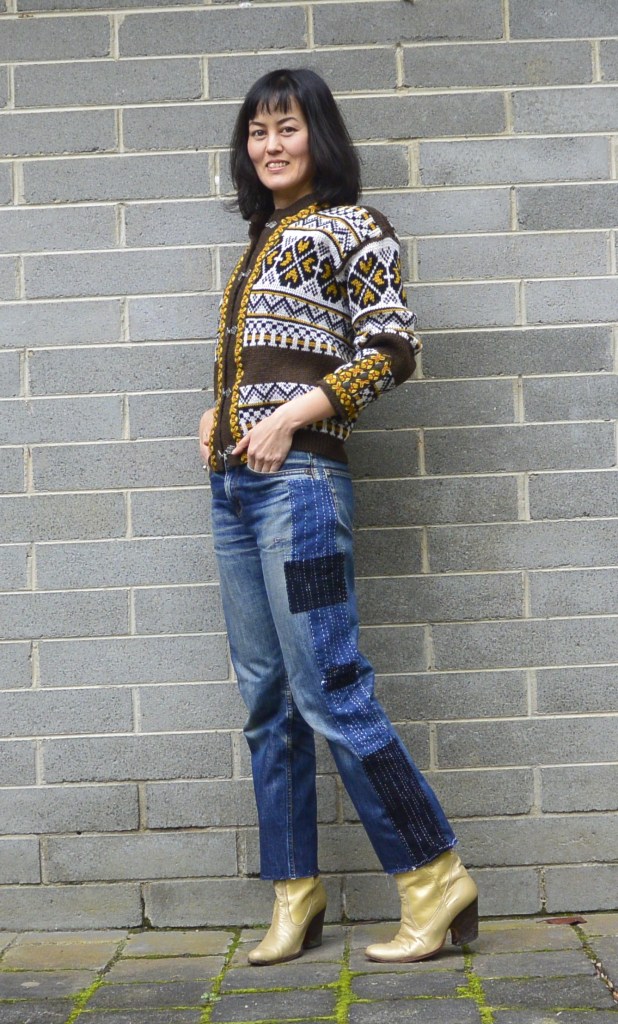 boro sashiko denim patchwork
