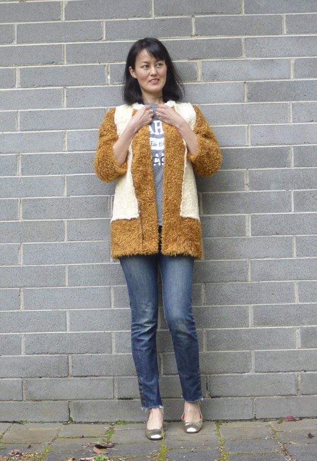 shearling jacket DIY