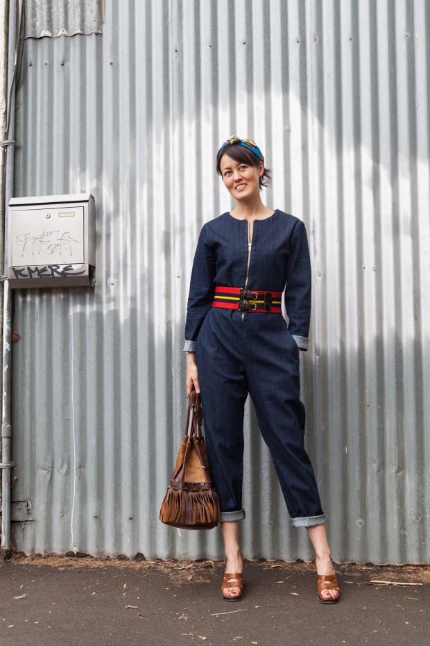 denim jumpsuit Nevada Duffy