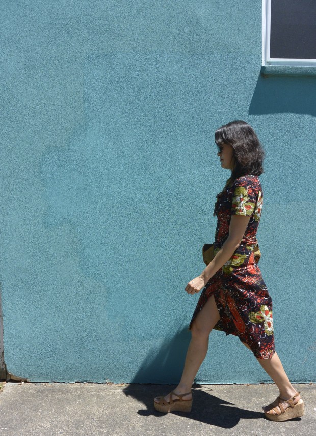 batik suit DIY sewing