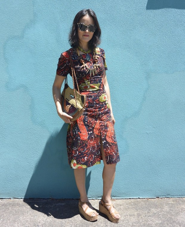 batik outfit DIY sewing