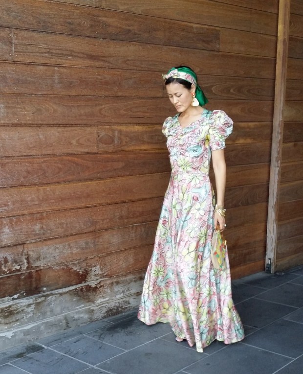 Vinnies opshop floral dress