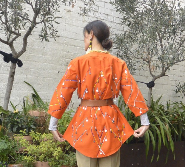 African beaded shirt DIY